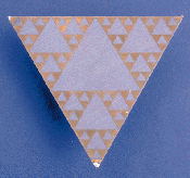 Fig. 1 The fractal element of the Sierpinski monopole