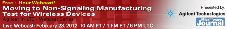 Moving to Non-Signaling Manufacturing Test for Wireless Devices