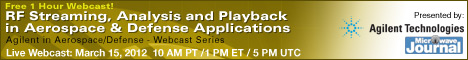 RF Streaming, Analysis and Playback in Aerospace & Defense Applications