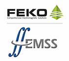 EMSS FEKO combination logo