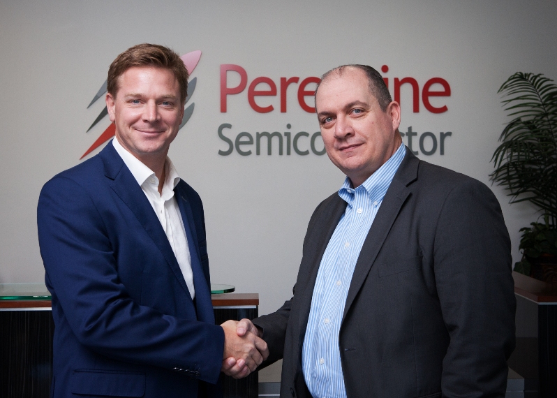 Duncan Pilgrim of Peregrine Semiconductor and Brad Little of e2v