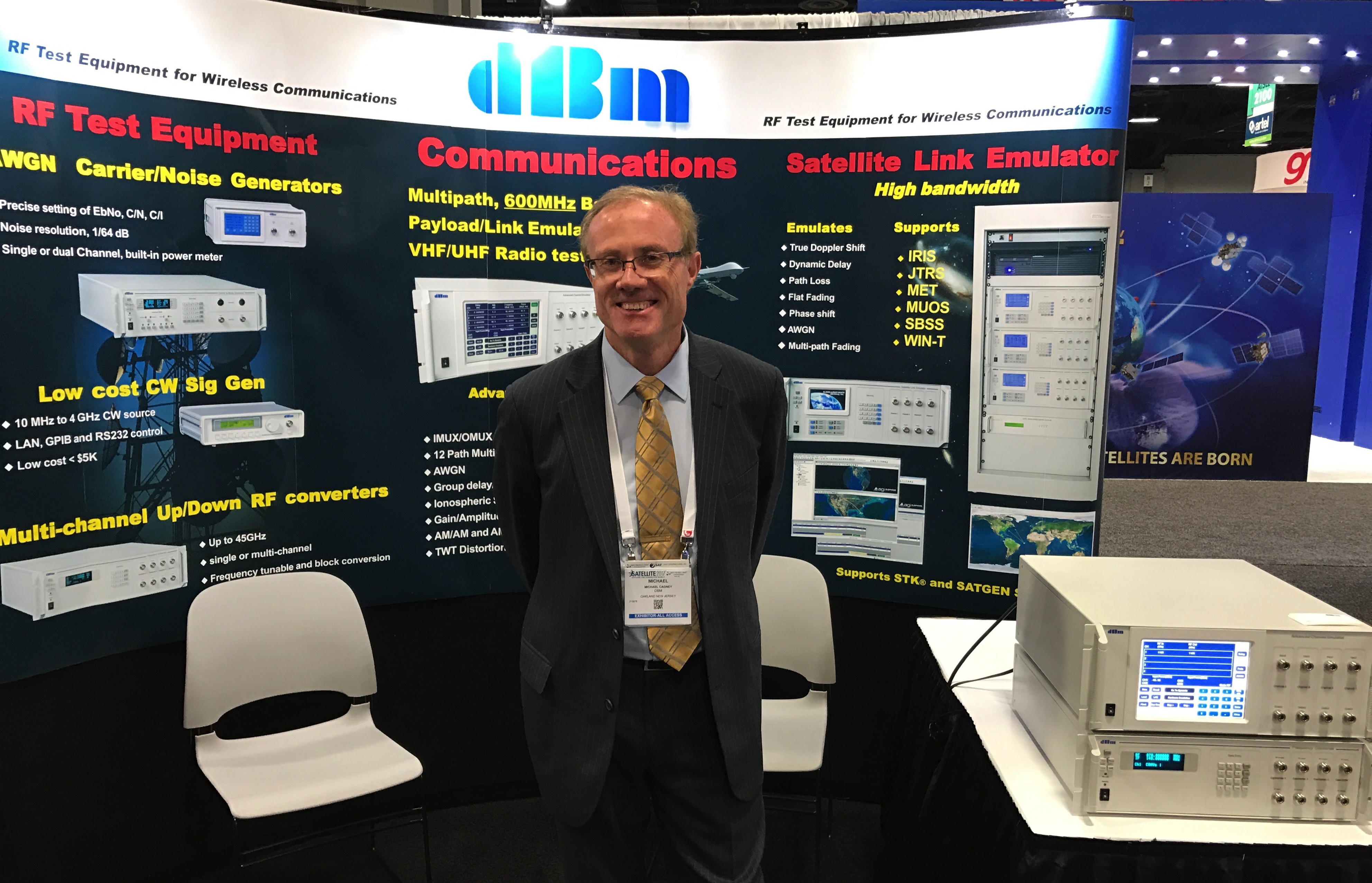 Mike Cagney of dBm at SATELLITE 2017