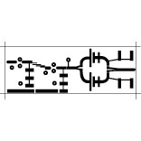 Fig. 5 The 20 GHz phase detector microstrip board
