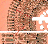 Fig. 6 PRT resistors embedded within the circuit board