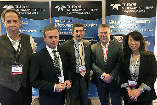 Teledyne Microwave Solutions booth at AOC