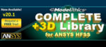 version 20.1 of the COMPLETE 3D Library for use with Ansys HFSS