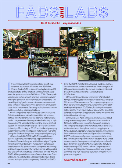 Virginia Diodes Fabs and Labs