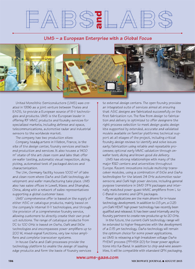 Fabs and Labs: United Monolithic Semiconductors