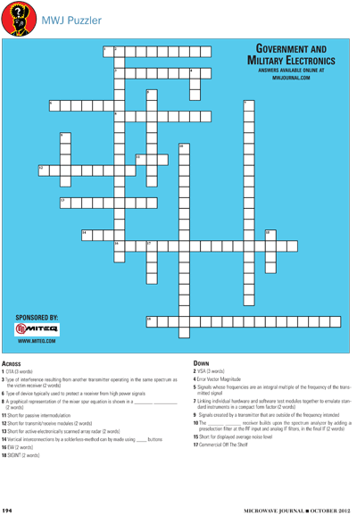 October 2012 Puzzler