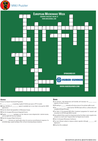 September 2012 Puzzler