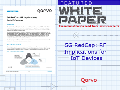 5G RedCap: RF Implications for IoT Devices
