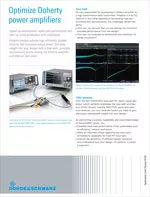 Optimize Doherty Power Amplifiers
