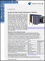 Solving the Data Transfer Bottleneck in Digitizers