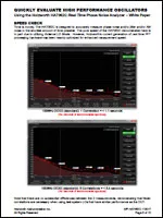 Quickly Evaluate High Performance Oscillators