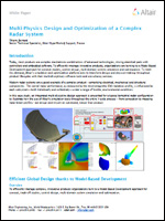 Multi-Physics Design and Optimization of a Complex Radar System