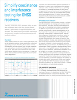 Simplify Coexistence and Interference Testing for GNSS Receivers