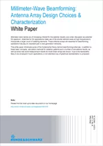 Millimeter-Wave Beamforming: Antenna Array Design Choices & Characterization