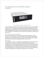 Expanding VNA Capabilities