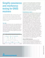 Simplify Coexistence and Interference Testing for GNSS Receivers
