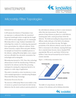 Microstrip Filter Topologies and Tradeoffs