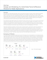 Design and Modeling of a Solid-State Transmit/Receive Module for Radar Applications