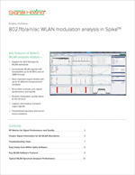 802.11b/a/n/ac WLAN Modulation Analysis in Spike