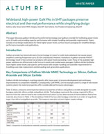 Wideband, High-Power GaN PAs in SMT Packages Preserve Electrical and Thermal Performance While Simplifying Design
