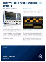 Analyze Pulse Width Modulated Signals