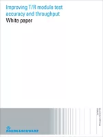 Improving T/R Module Test Accuracy and Throughput