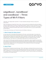 edgeBoost™, bandBoost™ and coexBoost™ – Three Types of Wi-Fi Filters