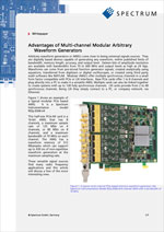 Advantages of Multi-channel Modular Arbitrary Waveform Generators