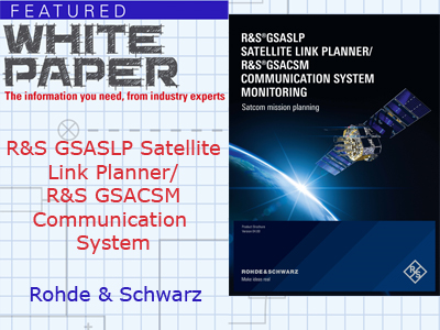 R&S®GSASLP Satellite Link Planner / R&S®GSACSM Communications System Monitoring