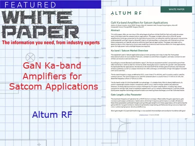 GaN Ka-band Amplifiers for Satcom Applications