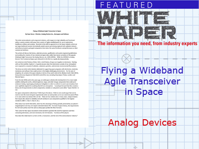 Flying an Agile RF Transceiver in Space