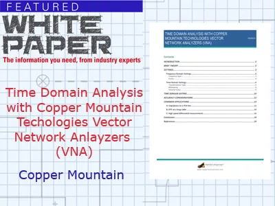 Time Domain Analysis with a VNA
