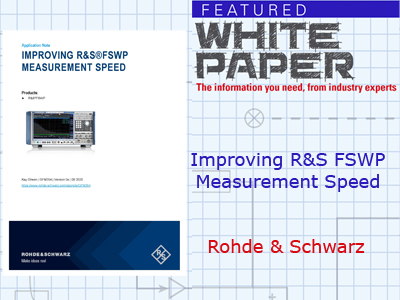 Application Note: Improving R&S®FSWP Measurement Speed