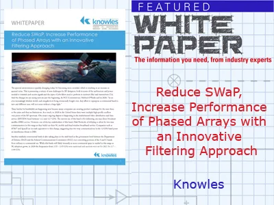 Reduce SWaP, Increase Performance of Phased Arrays with an Innovative Filtering Approach