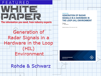 Generation of Radar Signals in a Hardware in the Loop (HIL) Environment