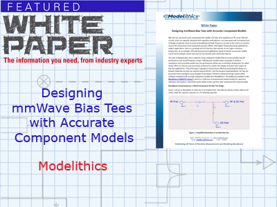 Designing mmWave Bias Tees with Accurate Component Models