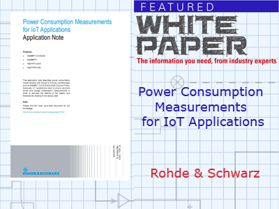 Power Consumption Measurements for IoT Applications
